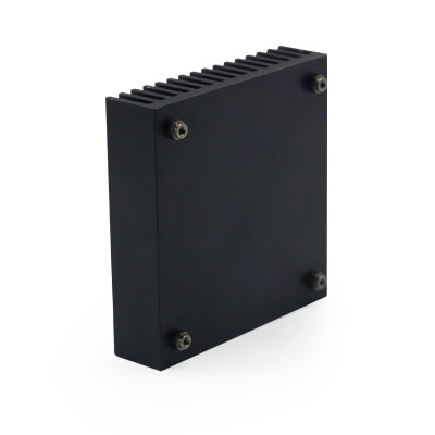 China Factory  Custom Machined Black Anodized Aluminum Half-Brick Heatsink