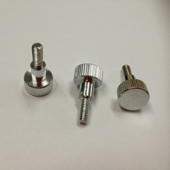 Galvanized Aluminum Raised  Knurled Head Thumb Screws
