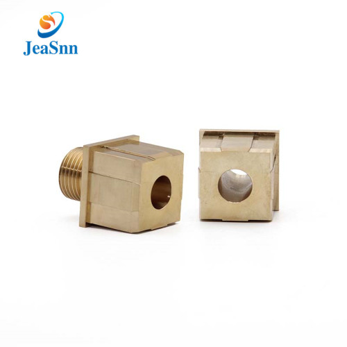 Chinese Manufacturers Custom CNC Machined square Brass Lighting Parts Downlight Housing