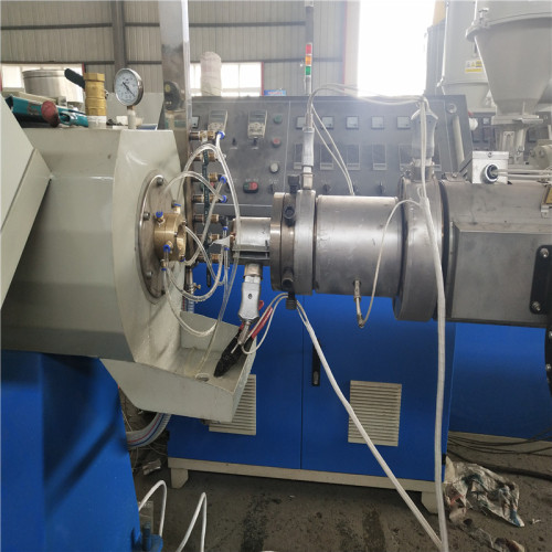 smooth PP pipe cable threading extrusion line for South Asian Customers
