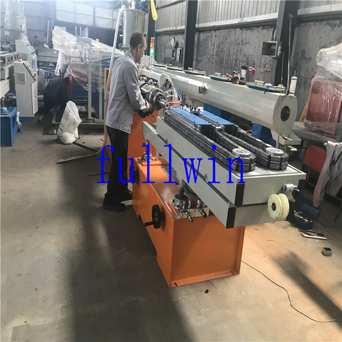 new design China supplier PVC HDPE Single wall Corrugated Pipe machine for egypt customer