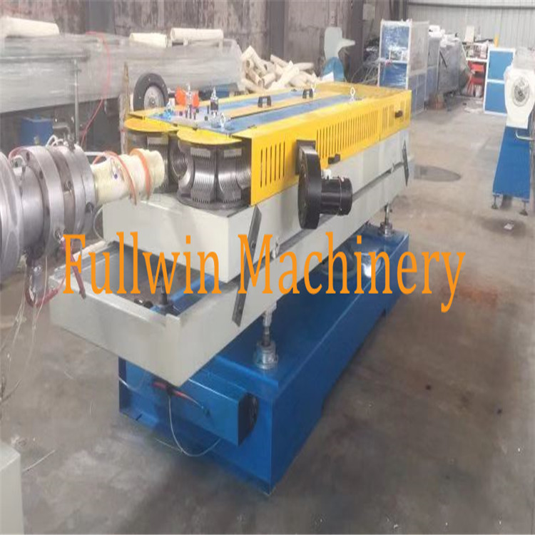 the usage for double wall corrugated pipe machine with plastic extrusion line