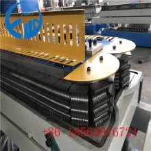 New design two channel three channel single wall corrugated pipe machine with air cooling and water cooling ship to middle east customer