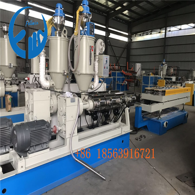 special design for domestic customer 75mm fresh air duct corrugated pipe machine extrusion line ready to ship