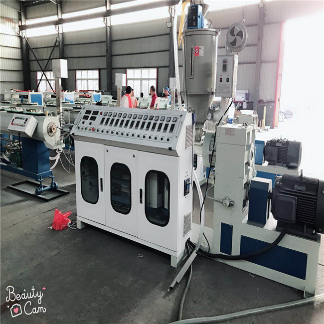 seven sets SJ65 SJ50 SJ45 plastic extruder testing running before shipment