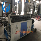 laiwu customer double wall corrugated pipe making machine