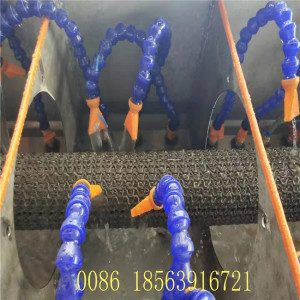 QINGDAO 50-200mm HDPE gridding Permeable pipe extrusion line production line machine with best price Curved permeable pipe