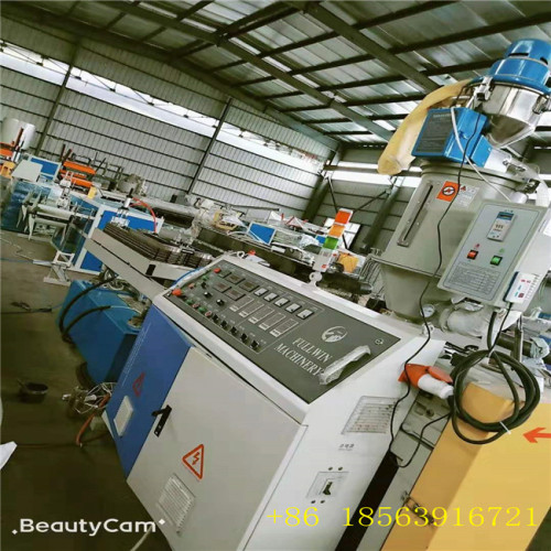 7mm HDPE plastic single wall corrugated pipe extrusion machine line