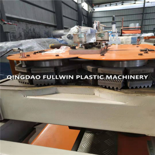 HDPE plastic corrugated pipe with wire making machine