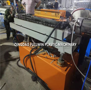 HDPE plastic corrugated pipe with wire making machine