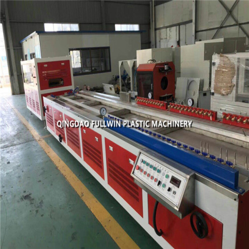 wpc pe wooden profile machine extrusion line with mold