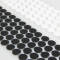 Yaoming customize adhesive tape hook and loop dots white 100% nylon