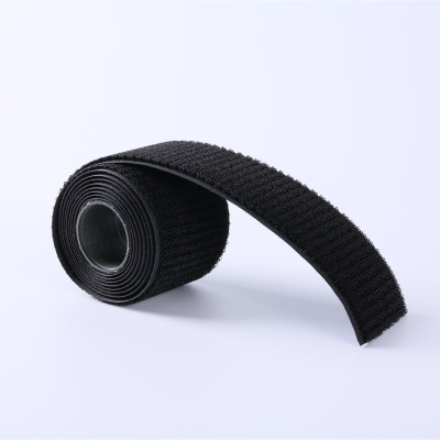 Factory 100% Nylon Black Magic Tape Unsnapped Hook and Unbrushed Loop