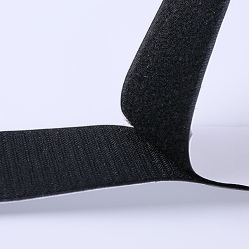 Hot quality black color nylon sticky back self adhesive hook and loop fastener tapes