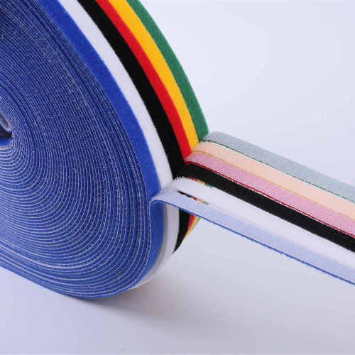 Nylon self adhesive back to back injection hook and loop fabric