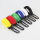 100% Nylon Adjustable fastener tape hook and loop cable tie split with Plastic Buckle