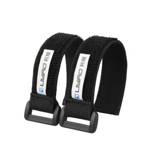 Adjustable Elastic Fabric Wrap with Hook and Loop Closure Cable Tie for Luggage Straps