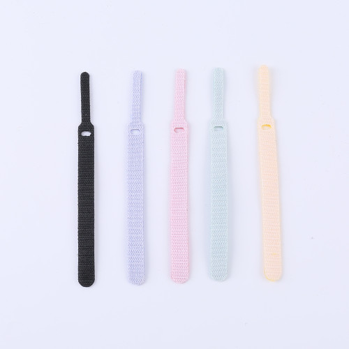 Reusable Magic Straps Die Cutting Colored Back to Back Hook and Loop Cable Tie Continuous Roll