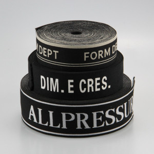 Custom Nylon Reusable Durable Soft Elastic Jacquard Webbing Strap Tape