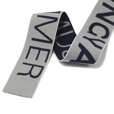 Custom Nylon Reusable Durable Soft Elastic Jacquard Webbing Strap Tape