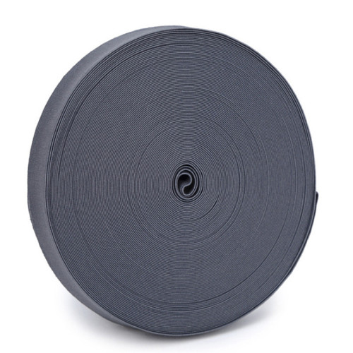 Factory Home Textile Reusable Black White Nylon Elastic Knit Webbing Fastener Tape