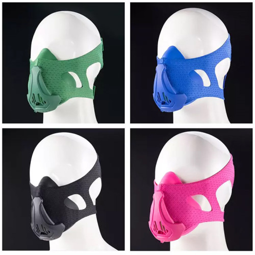6 Adjusting Breathing Levels High Altitude Sports Oxygen Training Mask Fitness