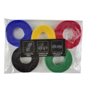 Nylon self adhesive back to back injection hook and loop fabric