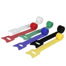 Self-Locking Ultra Thin Colorful Nylon Back to Back Hook and Loop Cable Tie