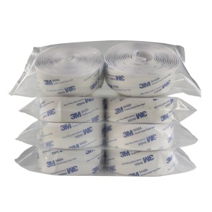 5m Hook and Loop Tape, Black, 20mm Wide Self Adhesive, Sticky Backed