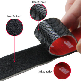 Multipurpose Heat Resistance Strong Occlusion Back Glue Nylon 3M 4229P Adhesive Hook And Loop