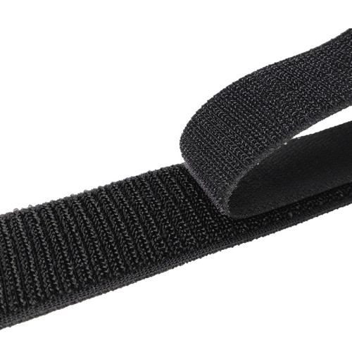 Customized 20mm Durable Low Elasticity Hook And Loop Fabric Band Tape Woven Hook Fastener