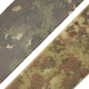 Customized Pattern Self-Adhesive Nylon Military Camouflage Hook And Loop For Uniform Army