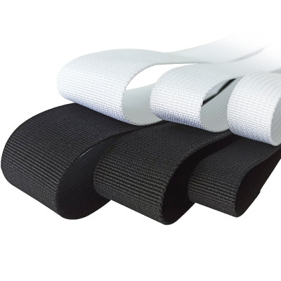 Multi Colors 20mm Custom Backpack Pit Grain Polypropylene PP Black Webbing for Bag Garment