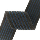 Factory Supply Black And Blue Stripe 40mm Nylon Custom High Elastic Webbing Band