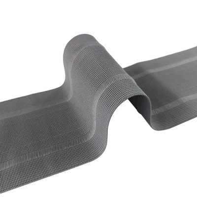 Cheap Nylon Gray Color 100mm Width Flat Fold Over Webbing For Garment Accessories