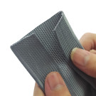 Cheap Nylon Gray Color 100mm Width Flat Fold Over Webbing For Garment Accessories