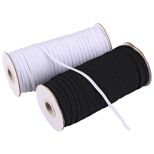 Wholesale Professional 6mm Flat Elastic Cord Rubber Rope For Home Textile Protective Suit Product