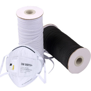 Wholesale Professional 6mm Flat Elastic Cord Rubber Rope For Home Textile Protective Suit Product