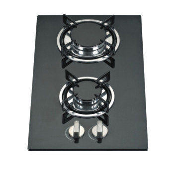 Top quality double burner powerful flame for cooking gas cooker