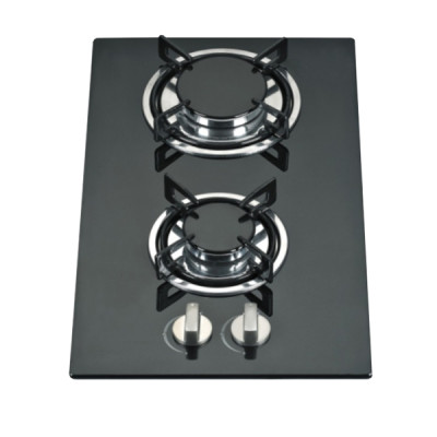 Top quality double burner powerful flame for cooking gas cooker