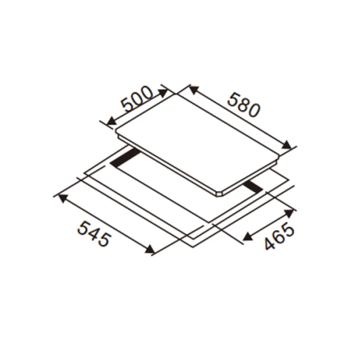 4 طباخ غاز الموقد WM-6010ACCD