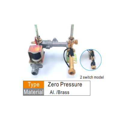 Gas water linkage valve for gas water heater