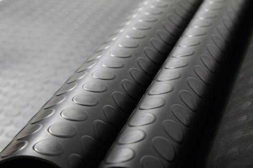 Anti slip flooring coin pattern rubber mat