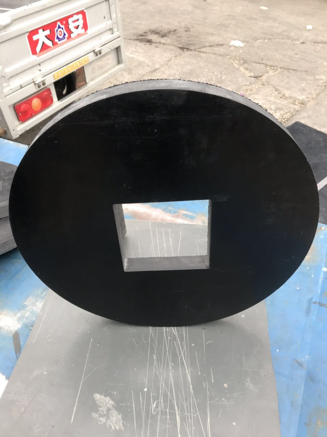 Custom thickened cushion rubber cushion mat damping industrial Rubber block