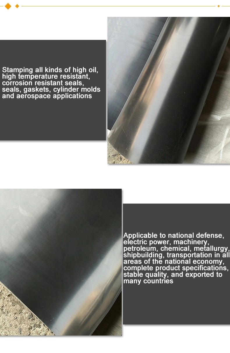 Schwarze 60-Durometer-Neopren-Gummimaterial-Folienrollen