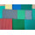 Grün Schwarz Gelb Diamond Tread Pattern Anti-Rutsch-Checker PVC-Blatt Bodenmatte