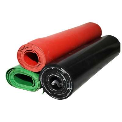 Auf den Boden legen schwarz rot grün Gummibodenmatte