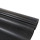 large fin côtelé noir mat