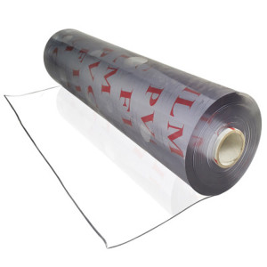 Película plástica transparente suave del PVC de 5m m para la cubierta / el mantel de la tabla