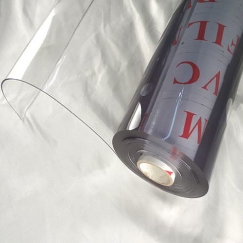 Película plástica transparente suave del PVC de 5m m para la cubierta / el mantel de la tabla